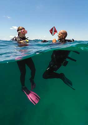 Dive Officer training and instruction