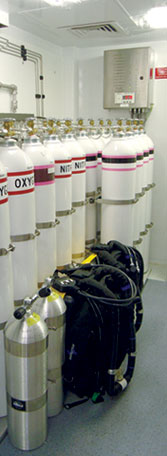 Dive Locker Storage Bottles