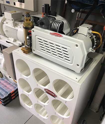 Yacht Pro 45 Compressor with Custom Tank Rack